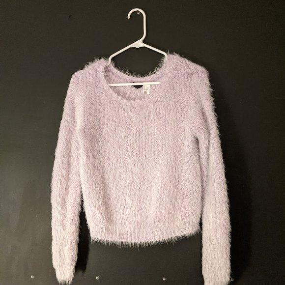 Sweaters - Mauve Lilac Purple Fluffy Sweater 😍